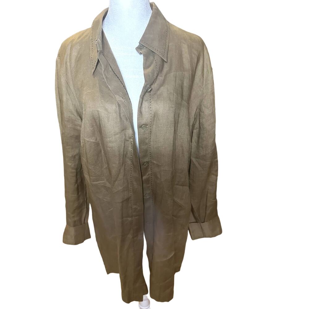18/20 100% Venezia Jeans Linen Shirt